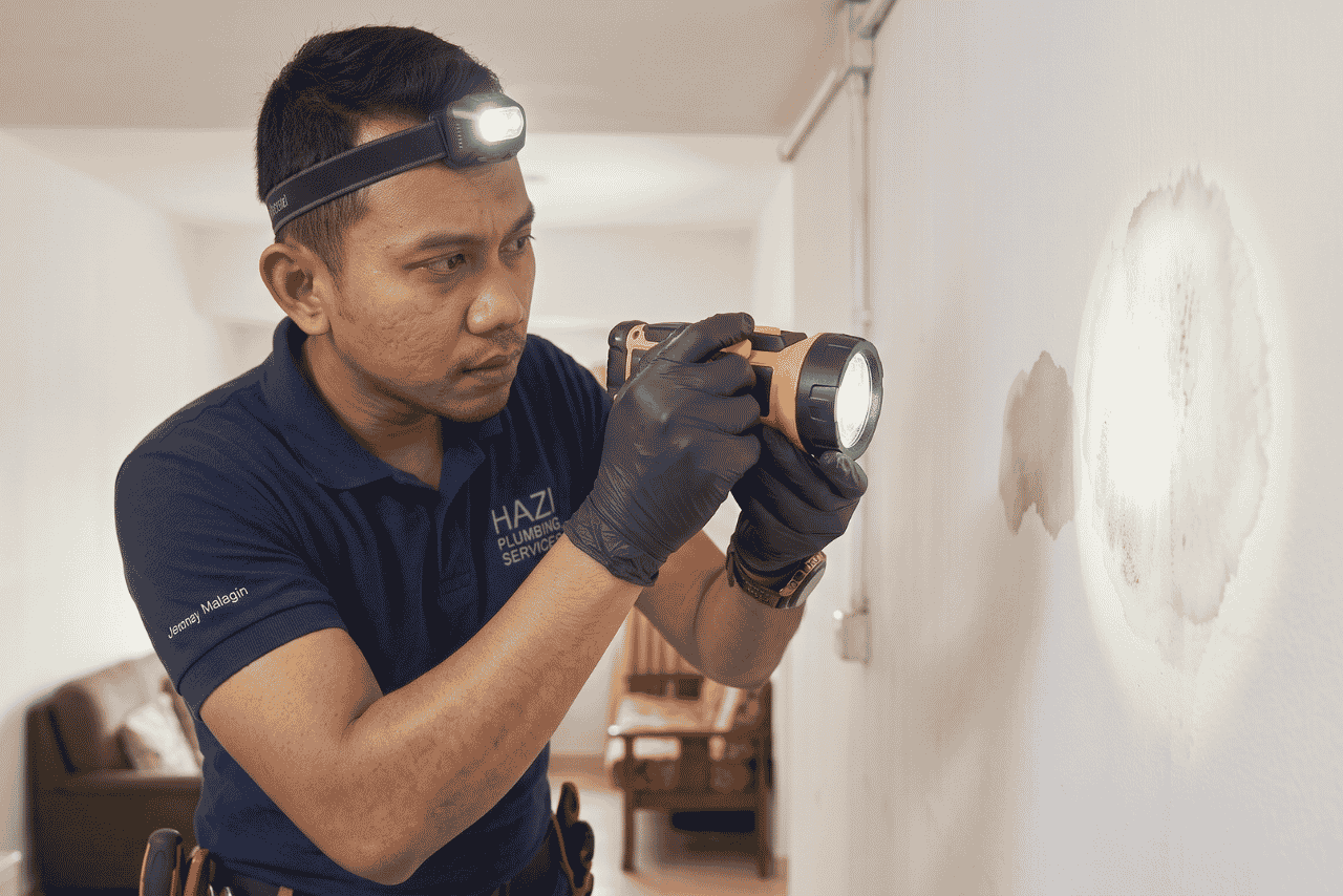 Wall Water Leakage Repair - Hazi Plumbing
