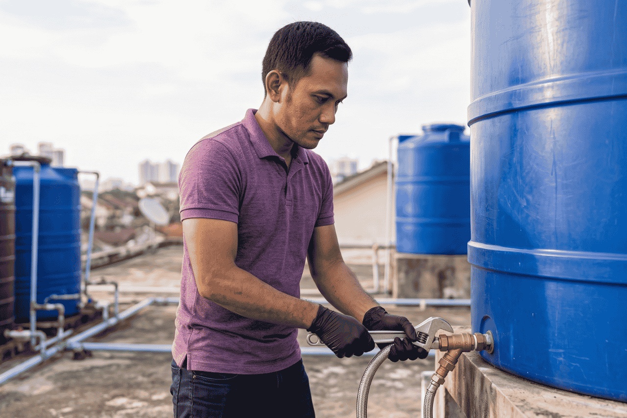 Water Tank Installation & Repair - Hazi Plumbing